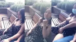 Remas Toket dan Memek di Taman