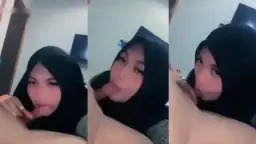 Hijab Cantik Ngemut Kontol Pacar