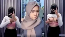 Tiktoker Hijab Toket Gede Bugil