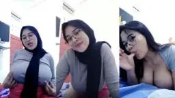 Acha Hijab Toket Gede Cantik Kacamata