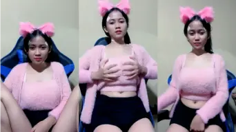 Syafirah Mango Tobrut Baju Full Pink